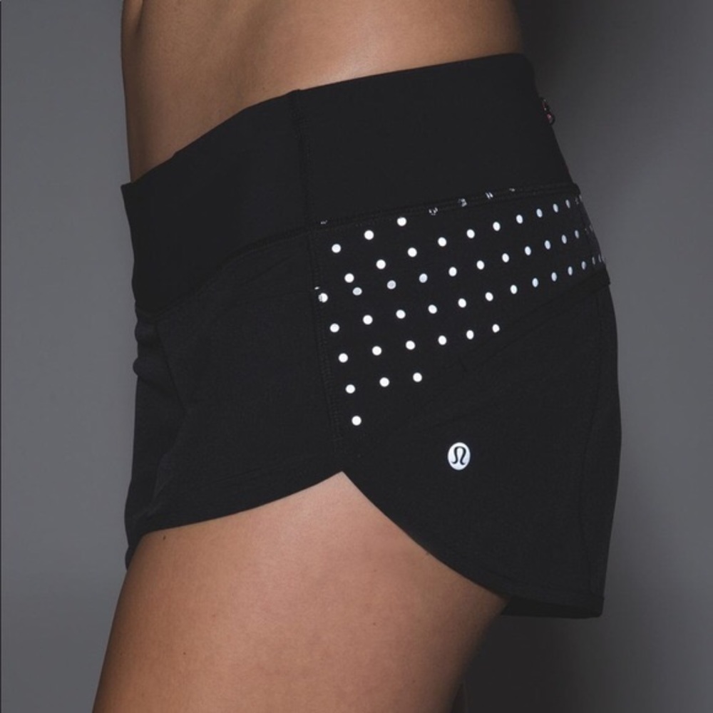Lululemon Polka Dot Reflective Speedshort